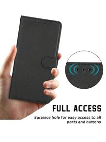 Wallet Flip Leather Phone Case Compatible With Galaxy S25/S25 Plus/S25 Ultra, Phone Card Bag With Photo Frame Highend Case Compatible With Iphone 16 Pro Max/IPhone 16 Plus/Iphone 16 Pro/IPhone16, Cool With Bracket Function With Hand-Made Skin Leather Material Can Be Installed With Credit Card Bank Currency Mobile Phone Leather Case Compatible With Iphone