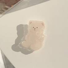 Soporte para teléfono móvil con forma de perro oso Kawaii de GUCADI, expandible y plegable, compatible con estuches de teléfono Apple, Honor, VIVO, OPPO, , Android, regalo para cumpleaños, familia, amigos, agarre de teléfono extensible y retráctil, accesorios para teléfono