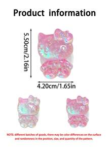 Sanrio 1 Pieza Soporte de escritorio para móvil con personajes de anime Kawaii como Hello Kitty, My Melody, Kuromi y Cinnamoroll (algunas partes pueden ser aleatorias) compatible con iPhone, teléfonos Android, regalo para cumpleaños, familia y amigos con agarre y soporte para teléfono