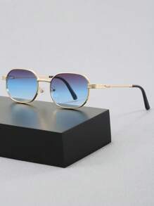 1 par de gafas de moda vintage estilo Y2K cuadradas, gafas de viaje para exteriores y playa, decoración personalizada, gafas de moda estilo street snap