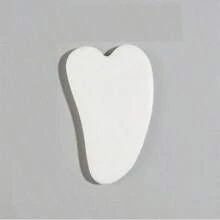 1pc Heart Design Gua Sha Board Natural Jade Facial Massager Tools For Skin Lifting