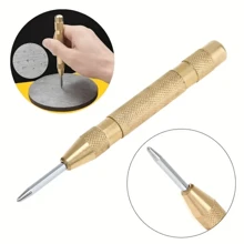1 st. Automatische Center Hammer-Style Glasbreker, Inkeping Impactor, Hoge Hardheid Impactor, Metalen Positie Marker Impactor