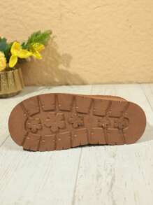 Women's Fashion Versatile Thickened Thermal Lined Anti-Slip Cold-Resistant Winter Snow Boots - Brown - View 4