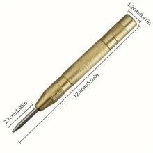 1 st. Automatische Center Hammer-Style Glasbreker, Inkeping Impactor, Hoge Hardheid Impactor, Metalen Positie Marker Impactor