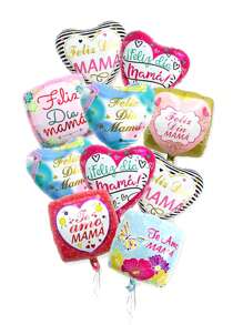 Bóng bay trang trí hình trái tim Ngày của Mẹ Tây Ban Nha, Bóng bay vuông Ngày của Mẹ, Bóng bay I Love Mom, Thích hợp để trang trí tiệc Ngày của Mẹ, Bất ngờ Ngày của Mẹ, Bóng bay chúc phúc Ngày của Mẹ, Trang trí tiệc sinh nhật Mẹ - Nhiều màu - Xem 2