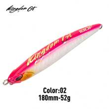 Kingdom GT Hellfire Floating Pencil Sea Fishing Lure 40g 52g 71g 160mm 180mm 200mm Z Action Artificial Hard Bait Saltwater Lure - Multicolor - View 16