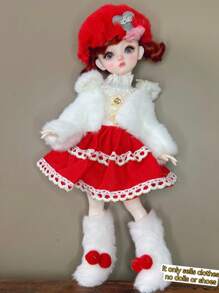 1pc Retro Style Doll Clothes, Suitable For 6-Inch BJD/30cm Dolls. Unique Designs Including Sporty, Academic Styles, A Dream Outfit Collection For Doll Lovers, Adorable For Girls. (This Series Of Doll Clothes Are Suitable For 30cm Dolls, Due To Different Doll Shapes, The Tightness And Length May Vary Slightly. The Handmade Miniature Garments May Have Minor Handcraft Flaws, Which Do Not Affect The Overall Effect. Buyers With Concerns May Want To Consider Carefully)