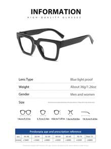 3pcs Fashion Oversized Reading Glasses, High Definition Presbyopic Glasses With Flexible Temples, Great Mother's Day Gift