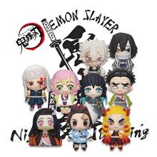 Aniplex 1 pezzo Aniplex  Serie 2 Sacchetto Mystery molletta Ufficiale Autorizzato, con un ciondolo casuale, Tanjiro con l'abito della Selezione Finale, Mini Nezuko, Kyojuro Tengen, regalo di Natale e Ognissanti