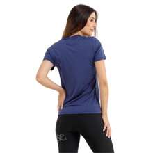 Kit 2 Women's Shirts And Blouses For The Gym Dryfit UV 50+ - BLUE AND BLACK - View 5