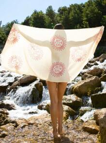 Dokubba Evil Eyes 印花沙滩巾 Peshtemal 沙滩巾、Evil Eyes Peshtemal 毛巾、轻便速干、土耳其沙滩巾、太阳印花沙滩巾