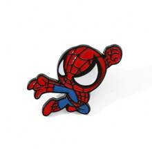 Disney 1/6 szt. Zestaw broszek z postaciami z kreskówek Spersonalizowany do góry nogami Spider-Man Emalia Pin Plecak Odzież Biżuteria Metalowa odznaka Akcesoria Prezenty dla przyjaciół