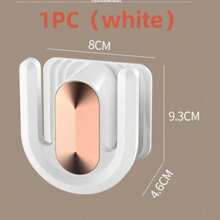 1pc Compact Shoe Rack, Wall-Mounted Bathroom/Bedroom Shoe Storage Organizer, Slim Door Crack Slipper Hanger Rack