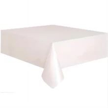 10 件装 PE 纯色矩形桌布，防油，家居、酒店、派对用品