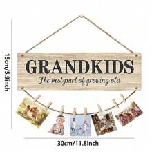 Grandchildren Photo Frame Gift For Grandparents - Personalized Long Distance Birthday, Anniversary, Or Christmas Keepsake From Grandkids - Unique Grandparents Day Present With Photo Gifts Graduation - Multicolor - View 9