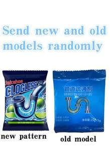 Pipe Unblocking Powder, For Bathroom & Kitchen Clogged Pipe Dissolving And Deodorizing Cleaner (Random Delivery Of Old And New Versions) - View 6