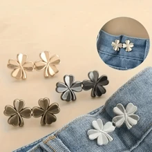 1/2/4件隐形无缝腰带牛仔裤腰部收紧器魔术伸缩可调节带扣可拆卸腰带 - 彩色 - 查看 2