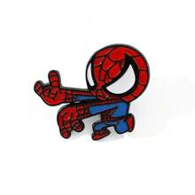 Disney 1/6 szt. Zestaw broszek z postaciami z kreskówek Spersonalizowany do góry nogami Spider-Man Emalia Pin Plecak Odzież Biżuteria Metalowa odznaka Akcesoria Prezenty dla przyjaciół