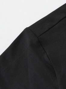 Girls' Sports Style T-Shirt With Yoga & Gymnastics Pattern, Activewear Top