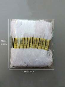 24pcs/Bag Cross Stitch Thread, Thread For Hand Diy, Shoe Pad Embroidery, Darning And Stitching Thread