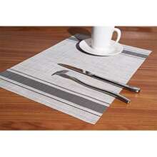 Rectangular Placemat Kit For Table Setting Placemat Dinner Sousplast 30x45cm - Marrón Mocha - Ver 2