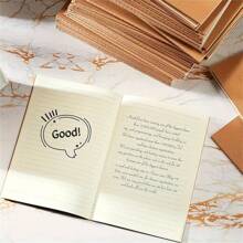 10pcs Vintage Brown Mini Pocket Notepad - Ideal For Students And Professionals - Multicolor - View 6
