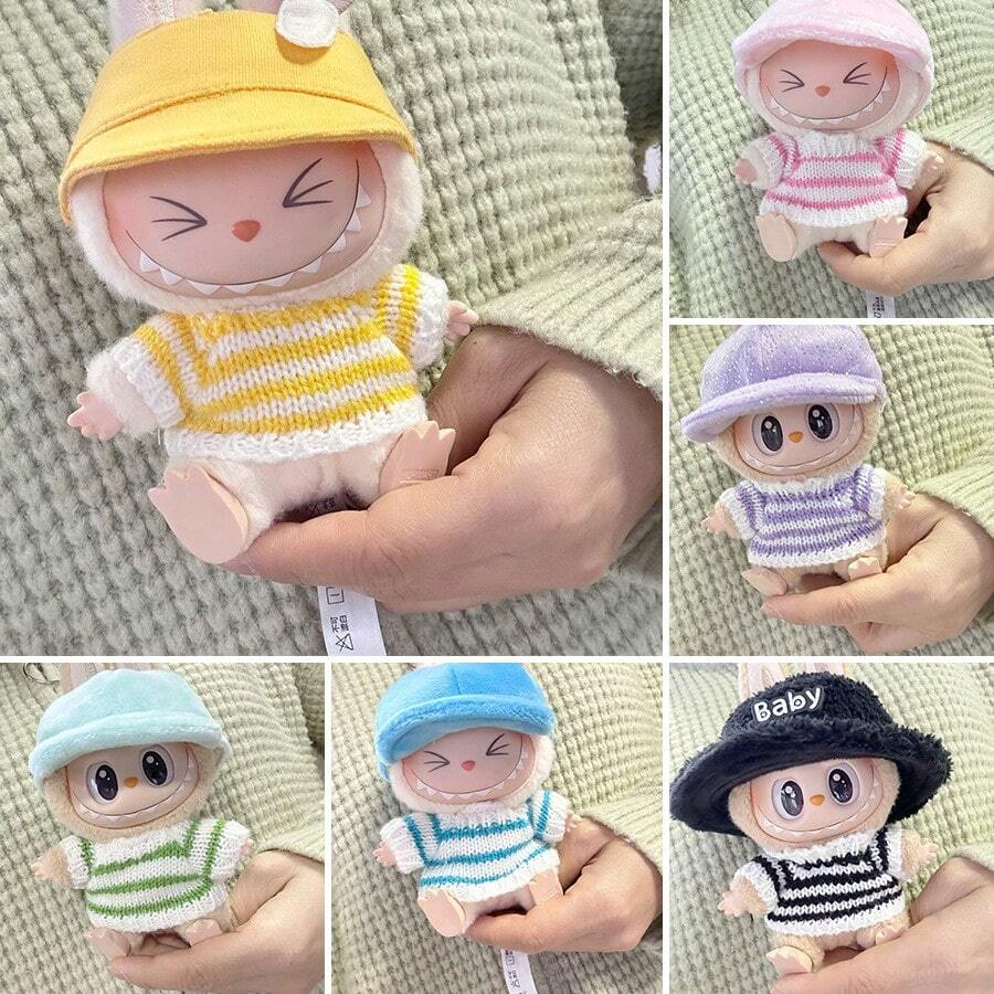 Puppenkleidung Für La Bubu 17 Cm - Exquisites Outfit-Set In Grün