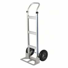 Futchoy Aluminum Alloy Hand Truck Cart Heavy Duty Dolly W/ Rubber Wheels 500lbs
