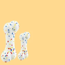 Dog Lover And Dog Mom Love Chew Toys Puzzle Toys For Boredom Relief, Easy Clean Interactive Chewing Toy - White - View 5