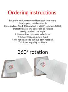 1 件，笔槽 + 720° 旋转苹果平板电脑保护套 Pro 2024 13 英寸/5/6/7/Pro 11 英寸 1st 2nd /Air6 2024 4th 5th Gen/8th /9th Gen/10th 代 LOGO 孔防摔防震，PU 皮革，自动唤醒/睡眠，粉色蝴蝶结天使图案，亚克力硬背板，硅胶软边设计，带支撑槽 iPad 保护套办公礼物 - 珊瑚粉 - 查看 9