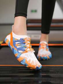 1 Pair Unisex Outdoor Hiking & Wading Shoes, Breathable Water Sports Shoes, Lightweight Non-Slip Quick Drying Suitable For Camping, Fishing, Yoga, Running - Blue - View 9