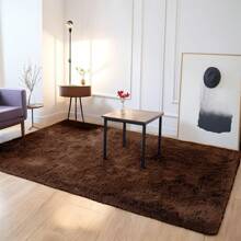 Area Shag Rug For Living Room Bedroom Nursery Room, Machine Washable Fluffy Shaggy Runner Rugs With Rubber Backing For Kitchen Dining Room, Indoor Aesthetic Decor Fuzzy Thick Modern Carpet For Entryway Laundry Room Game Room - 咖啡棕 - 查看 8