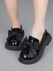 Zapatos de princesa con suela blanda para niñas, zapatos para vestido de gala de estudiantes de escuela primaria, para primavera/otoño