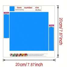 4 件 DIY 5D 钻石画套件，钻石画创意精美艺术，全圆钻石刺绣装饰家居装饰画 - 4pcs - 查看 3