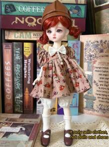1pc Retro Style Doll Clothes, Suitable For 6-Inch BJD/30cm Dolls. Unique Designs Including Sporty, Academic Styles, A Dream Outfit Collection For Doll Lovers, Adorable For Girls. (This Series Of Doll Clothes Are Suitable For 30cm Dolls, Due To Different Doll Shapes, The Tightness And Length May Vary Slightly. The Handmade Miniature Garments May Have Minor Handcraft Flaws, Which Do Not Affect The Overall Effect. Buyers With Concerns May Want To Consider Carefully)