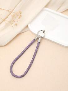 New High-End Rhinestone Chain Mobile Phone Pendant, Light Luxury Rhinestone Inlaid Chain Phone Case, Keychain, Hanging Accessories Gifts For Mother, Family, Friends, Birthday, Holiday Phone Charm, Phone Chain