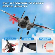 Fremego طائرة تحكم عن بُعد SU35/SU27 RC قطعة واحدة، طائرة تحكم عن بعد من رغوة EPP ذات 2.4 جيجاهرتز مزودة بأضواء LED، طائرة نموذجية رائعة للأطفال في أي مناسبة، طائرات تحكم عن بُعد، طائرات رغوة EPP