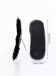 Set de 10 piezas (color aleatorio) Clips de cabello invisibles, elevador de volumen de cabello de plástico sin costuras para la parte superior de la cabeza, accesorios de diseño de cabello adecuados para mujeres, herramientas de peinado Accesorios de belleza para el hogar - Multicolor - Ver 7