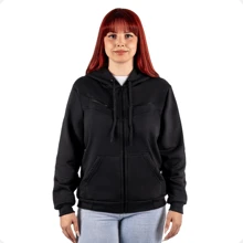 Men Zip-Up Hoodies - Negro - Ver 5