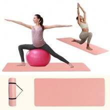 1 Piece Multi-Color183*56* 0.8cm,0.3inch Thick Yoga Mat Comfortable Yoga Mat Soft Padded Fitness Mat For Sports Fitness, Tapete Yoga, Gymnastics, Exercise, Pilates,Gym Mat, Fitness Floor Mat , Gym Set ,Suitable For Gift Giving,Mother's Day Gift, Birthday Gift, Christmas Gift