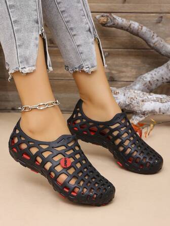 Sandalias antideslizantes de verano para hombres/mujeres, chanclas para exteriores y playa, zapatos blandos para parejas para nadar en el agua