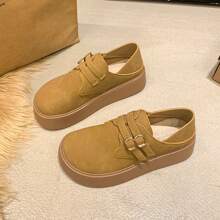 Casual Slip-On Shoes For Women, Bogen Shoes 2025 New Season, Thick Sole Elevator Bogen Shoes