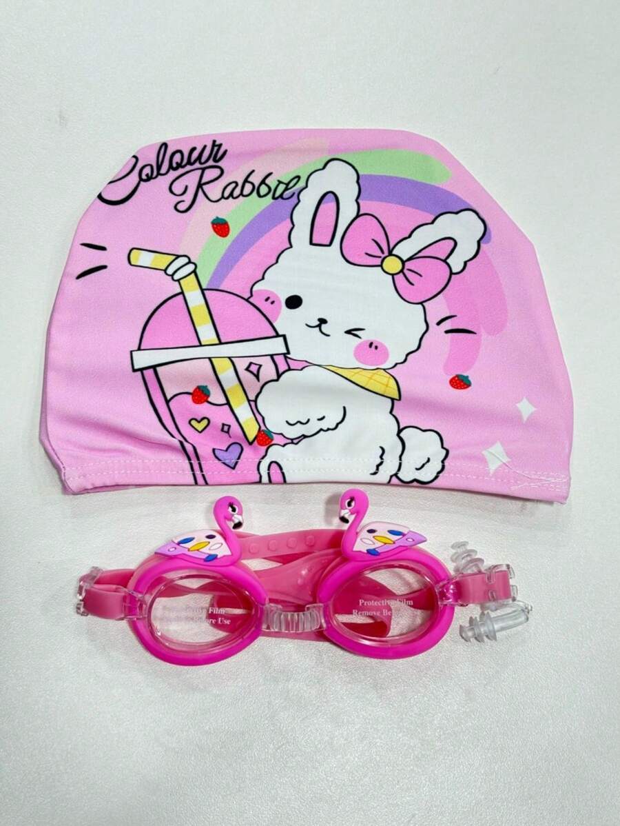 Fabric Cap And Children's Swimming Goggles KIT - 套件 9 - 查看 1