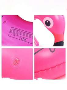 1pc Summer Rose Inflatable Flamingo Pool Float Swim Party Supplies Fun Beach Essentials Floaties For Adults Pool Party Favor