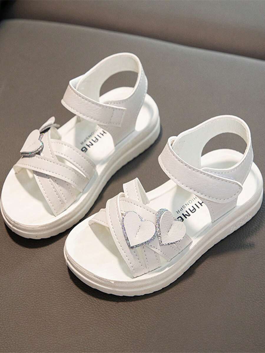 Fashion Hook And Loop Closure Princess Shoes For Little & Big Girls, Lightweight Skid-Resistant