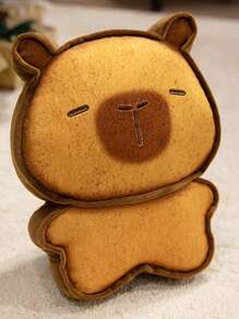 17 厘米吐司水豚毛绒玩具面包水豚填充动物柔软毛绒玩具娃娃儿童生日礼物节日装饰家居 - 彩色 - 查看 8