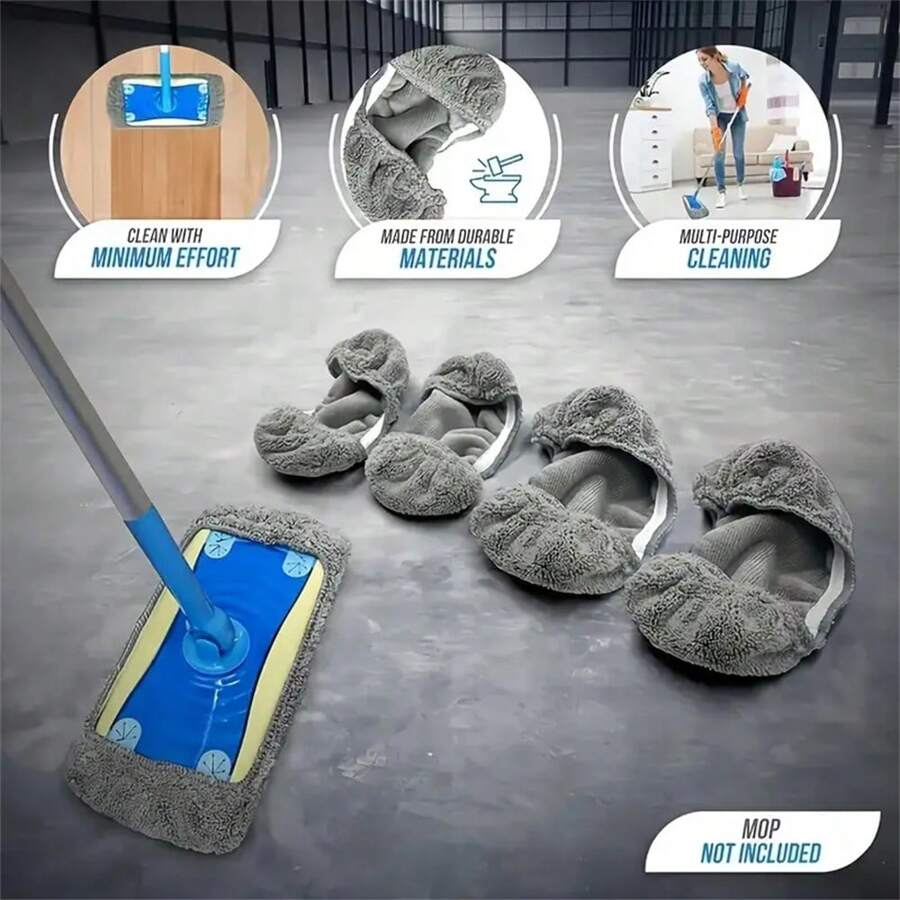 3pcs/5pcs/1pc Microfiber Flat Mop Pads, Reusable Wet Mop Replacement Pads, Dry Mop, Suitable For Hardwood Floor Cleaning Microfiber Wet Mop Pads (10in*4.5in) (Mop Not Included), Cleaning Supplies, Cleaning Accessories