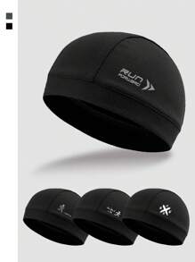 Unisex Summer Versatile Outdoor Sports Cycling Running Hiking Sun Protection Cap - Black - View 12