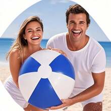 1PC Inflatable Beach Ball 2 Color Pool Game Water Balloon 3 Color Lawn Beach Game Team Supplies Birthday Party Gift Inflatable Game - Multicolor - View 7