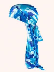 Silky Durag Pirate Cap Long Tail Headwraps For Men And Women Silky Durag Hip Hop Rapper Doo Rag Sleep Hat Pirate Hat Pirate Costume - Multicolor - View 4